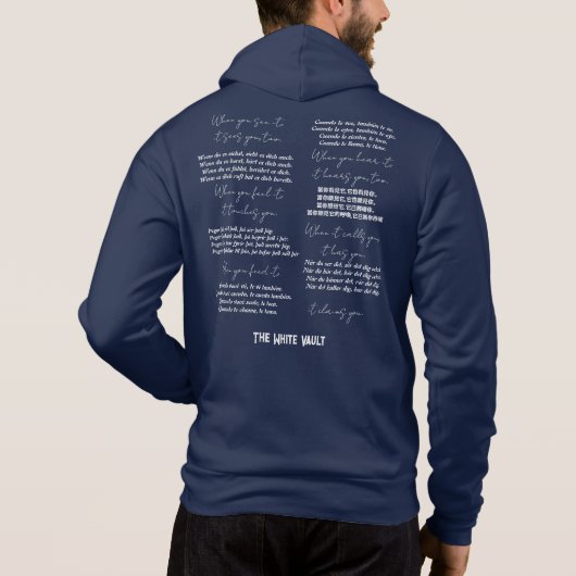 The White Vault "When you see it..." Hoodie (Achterkant)