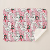 The Whos' Merry Christmas Feast Sherpa Deken (Voorkant (horizontaal))