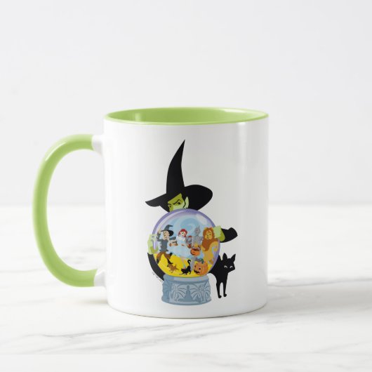 The Wicked Witch Crystal Ball Halloween Mok (Links)