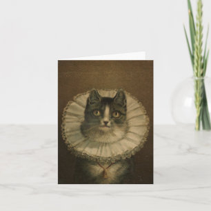 "The Widow" kaart voor kattenliefhebbers