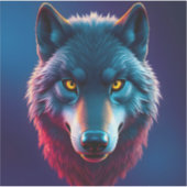 The Wild Gaze - Square Vinyl Sticker (Voorkant)