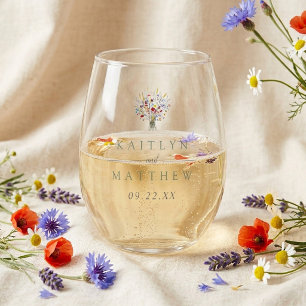 The Wildflower Meadow Trouw Suite - Wijnglas Zonder Voet