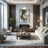 The Wind Muse Canvas Afdruk