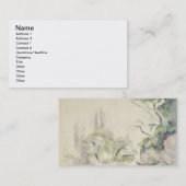 The Winding Road, c.1900-06 (m/c op papier) Visitekaartje (Voorkant / Achterkant)