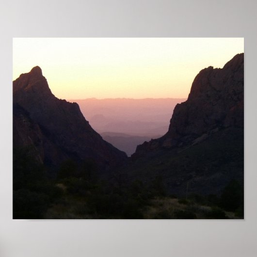 The Window at sunset, Big Bend National Park, TX Poster (Voorkant)