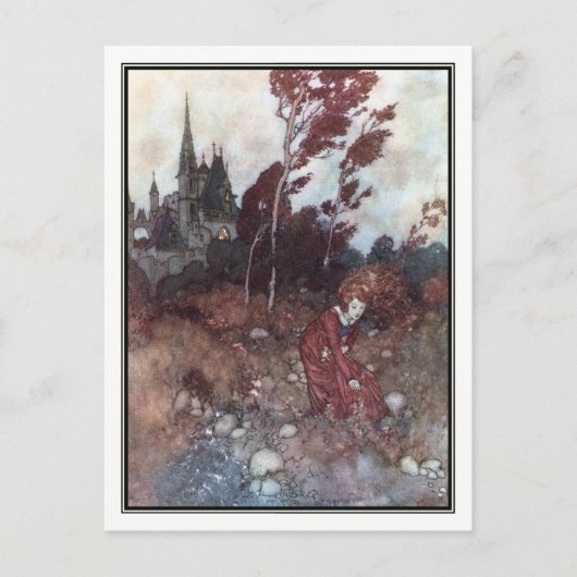 The Wind's Tale van Edmund Dulac Briefkaart (Voorkant)