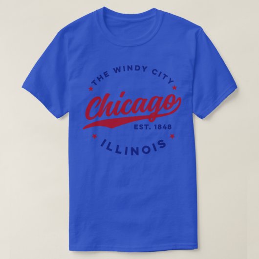 The Windy City Chicago T-shirt (Design voorkant)