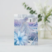 The winter Goddess Snow and Ice Briefkaart (Staand voorkant)