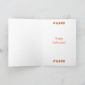 The Witches Cottage Halloween Kaart (Binnen)