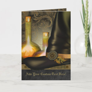 The Witches Pet Custom Greetings Kaart