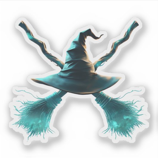 The Witch's Cross Sticker (Voorkant)