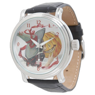 The Witch's Kiss: een Jack of Lantern op Halloween Horloge