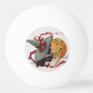 The Witch's Kiss: een Jack of Lantern op Halloween Pingpongballen