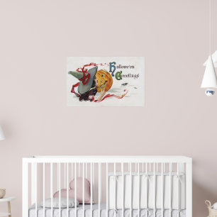 The Witch's Kiss: een Jack of Lantern op Halloween Poster