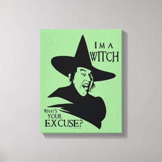 The Wizard Of Oz™ I'm A Witch Canvas Afdruk (Voorkant)