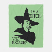The Wizard Of Oz™ | I'm A Witch Fleece Deken (Voorkant)