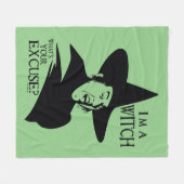 The Wizard Of Oz™ | I'm A Witch Fleece Deken (Voorkant (Horizontaal))