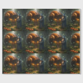 The wizard of the Shell fantasy mat wrapping paper Cadeaupapier (Vlak)