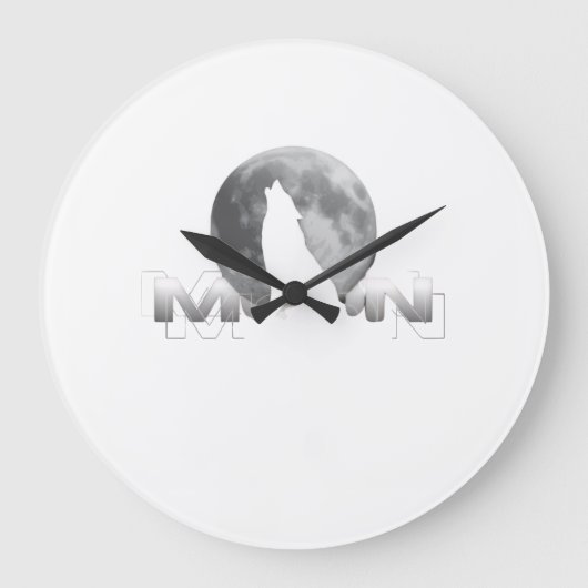 the wolf`s cry under the full moon grote klok (Voorkant)