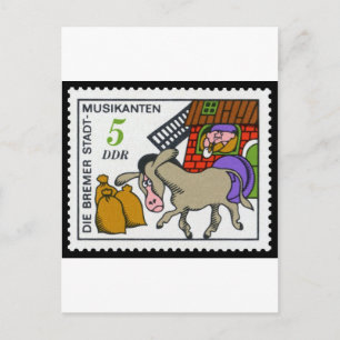The Wonderful Musician of Bremen 5 DDR 1971 Briefkaart