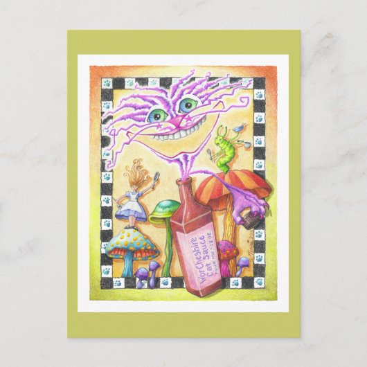The WorCHESHIRE CAT Briefkaart (Voorkant)