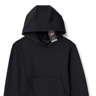 The WORK LOVE BALANCE back Script & Wing design Hoodie