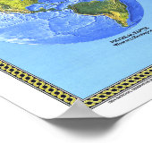 " The World: 1994 Physical MAP ... Poster (Hoek)