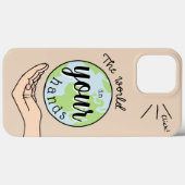 the world in your hands Case-Mate iPhone Hülle Case (Achterkant (horizontaal))