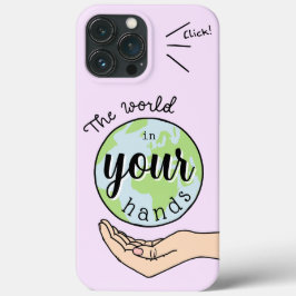 the world in your hands Case-Mate iPhone Hülle 13 Pro Max Hoesje
