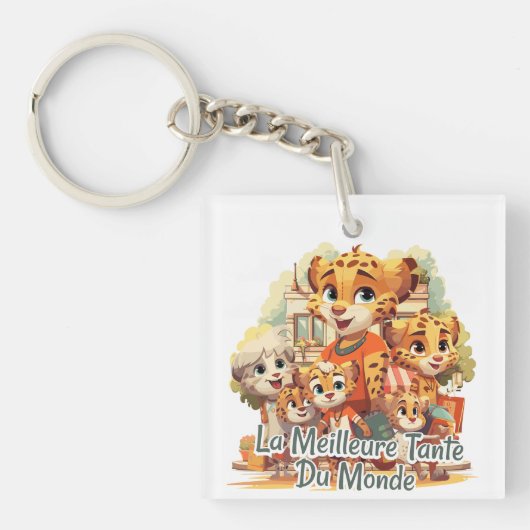 The World Tante Sleutelhanger (Voorkant)