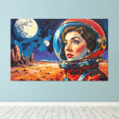 THE WORLD WE DISCOVERED 21 CANVAS AFDRUK (Insitu (Houten vloer))