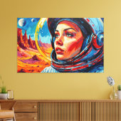 THE WORLD WE DISCOVERED CANVAS AFDRUK (Insitu (Woonkamer))