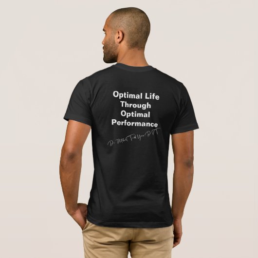 THE YASS METHOD - MEN'S T-SHIRT Signed (Dos entier)