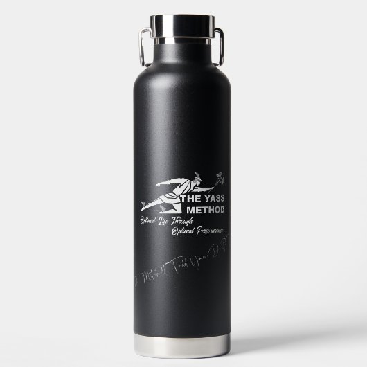 The Yass Method signed water bottle Waterfles (Voorkant)