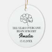 THE YEAR I OVERCAME BRAIN SURGERY KERAMISCH ORNAMENT (Links)