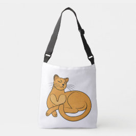 The Yellow Cat Crossbody Tas