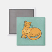 The Yellow Cat Magnet (Recto/Verso)