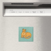 The Yellow Cat Magnet (In Situ (Lave-vaisselle))