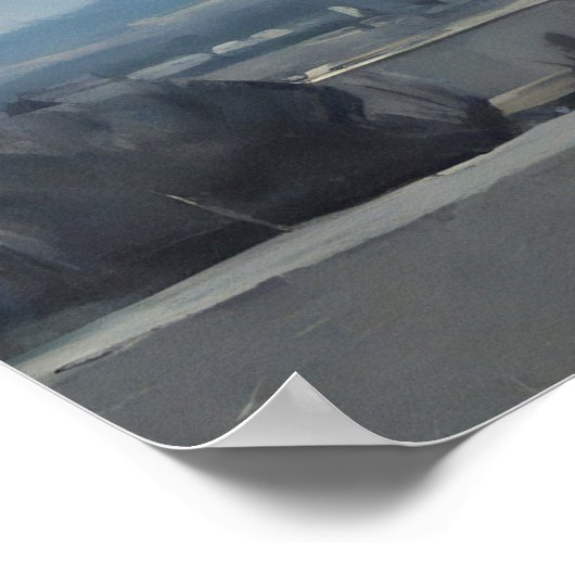 The Yellow Hat Poster (Hoek)