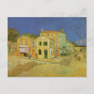 The Yellow House (F464) Van Gogh Fine Art Briefkaart