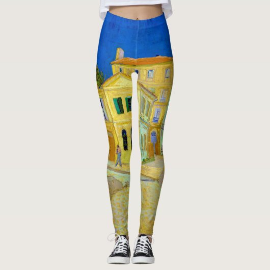 The Yellow House, Van Gogh Leggings (Voorkant)
