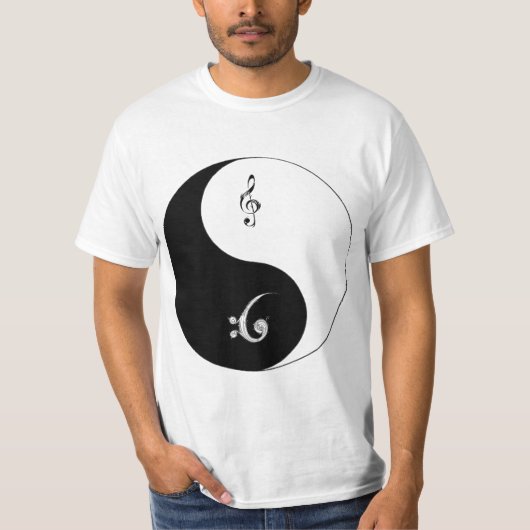 The Yin-Yang Clefs T-shirt (Voorkant)