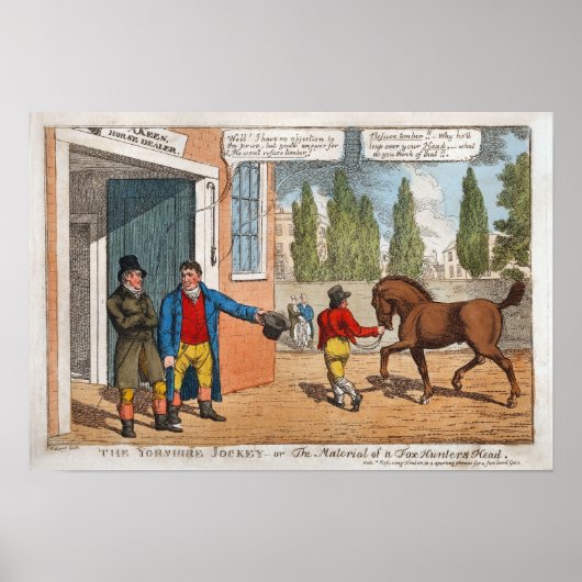 The Yorkshire Jockey  Horse Racing Poster (Voorkant)