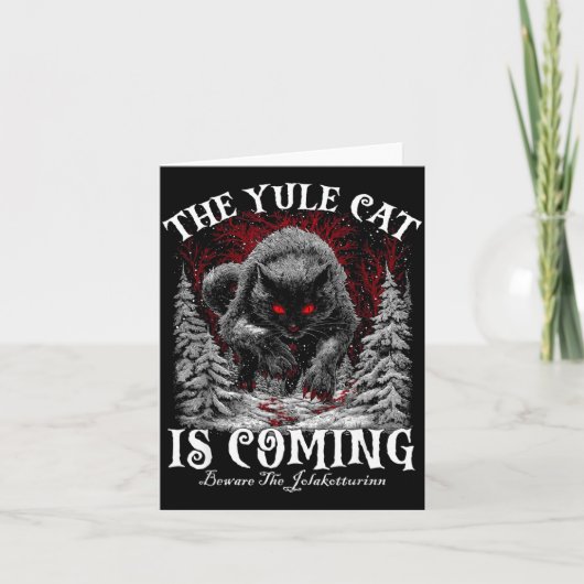 The Yule Cat Is Coming  Kaart (Voorkant)