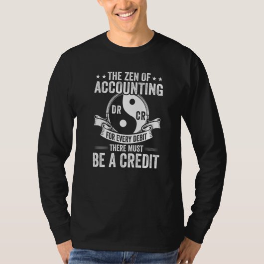 The Zen Of Accounting T-shirt (Voorkant)