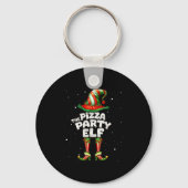 The Zza Party Elf Family Matching Group Christmas  Sleutelhanger (Voorkant)