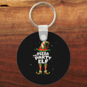 The Zza Party Elf Family Matching Group Christmas  Sleutelhanger (Voorkant)