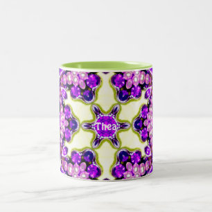 THEA ~ Gepersonaliseerde Kostuum Sieraden ~ Tweekleurige Koffiemok