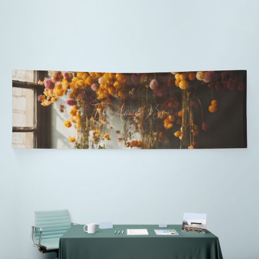 #TheAdventureBeginsBanner Spandoek (Beurs)