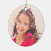 Theater Acteur Foto Kerstversiering Keramisch Ornament (Links)